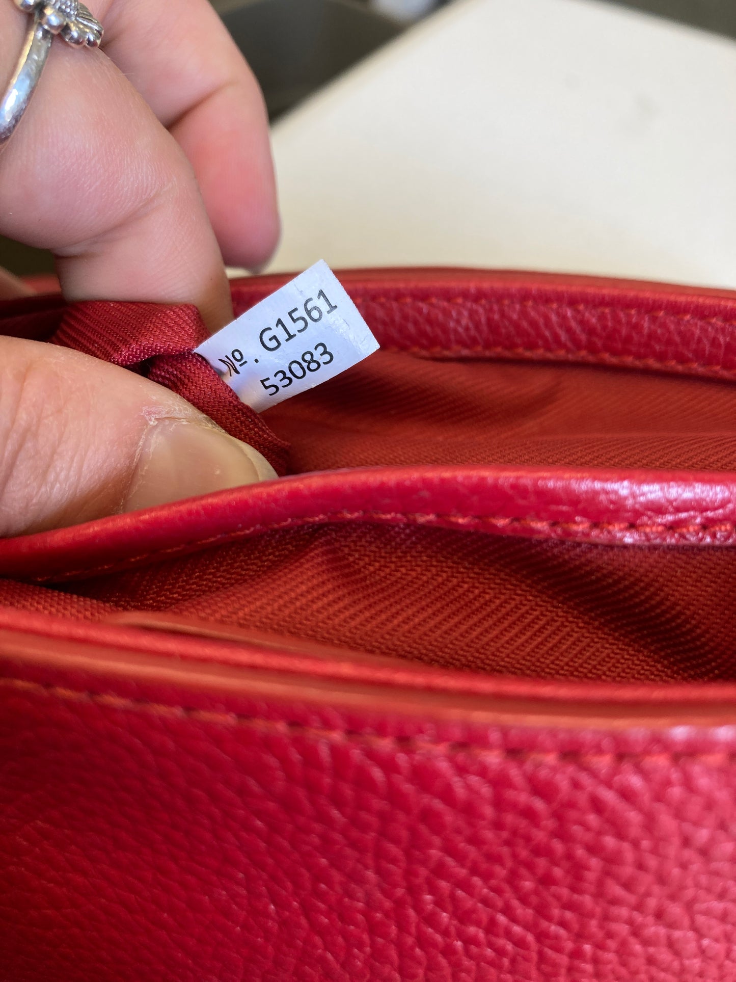 Crossbody Designer By Coach In Red, Size:Medium