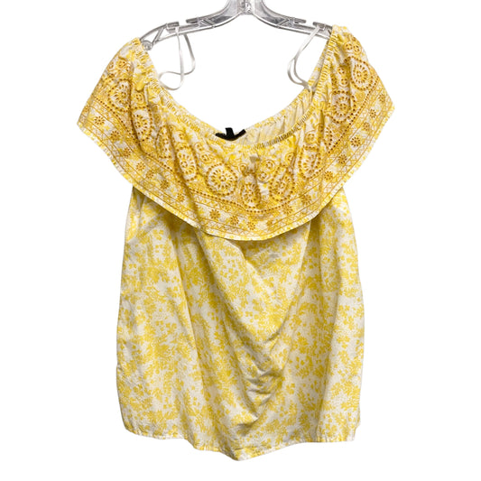 Top Ss By Lane Bryant In Yellow, Size:1X
