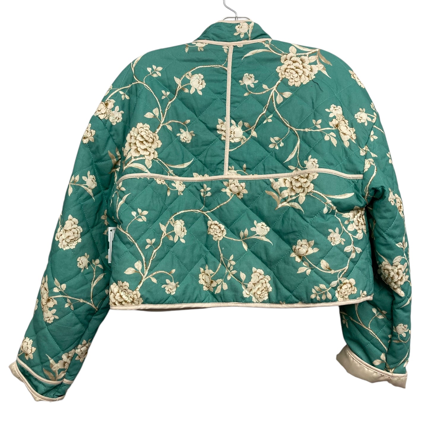 Jacket Puffer & Quilted By 7 For All Mankind In Green, Size:Xs