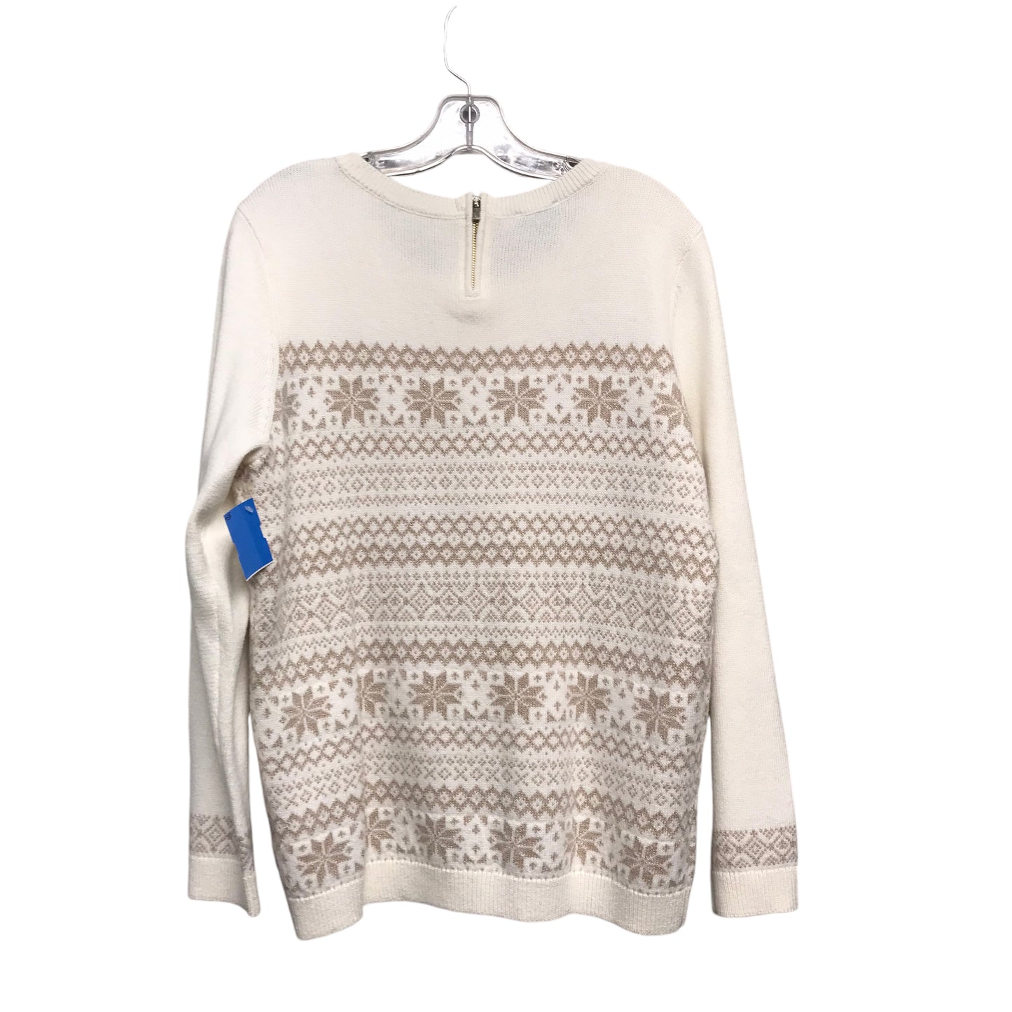 Sweater By Talbots In Ivory, Size:Lp