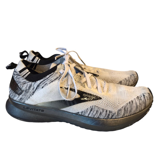 Shoes Athletic By Brooks In Black & White, Size:9.5