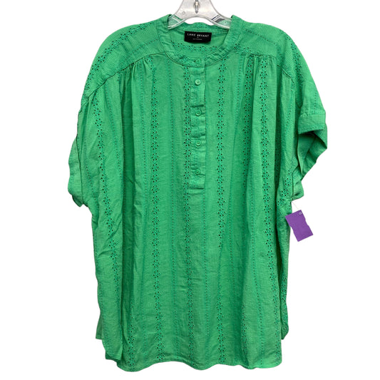 Top Ss By Lane Bryant In Green, Size:3X