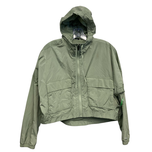 Jacket Windbreaker By Dsg Outerwear In Green, Size:Xs