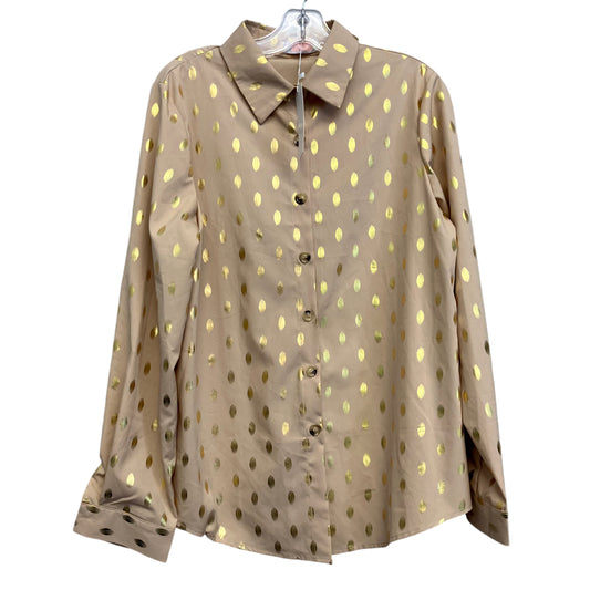 Top Ls By C + D + M In Gold, Size:L