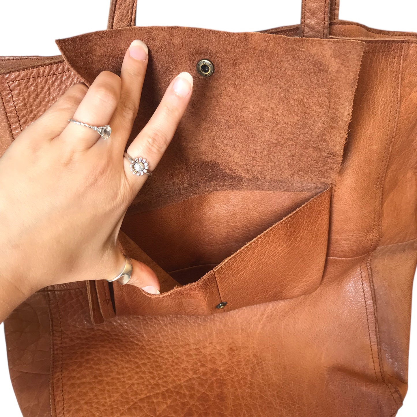 Tote By Day and Mood In Brown, Size:Large