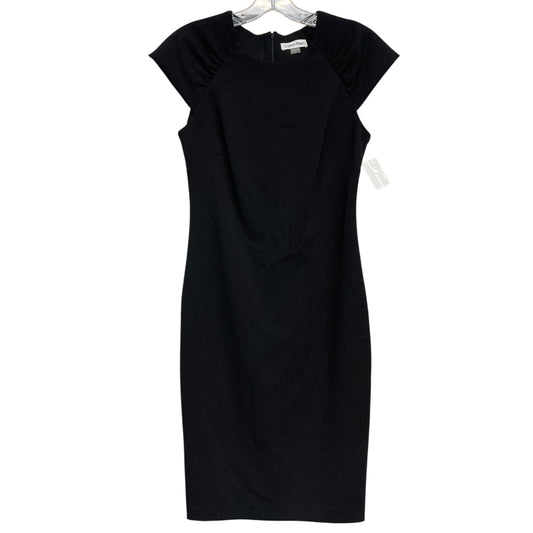 Dress Work By Calvin Klein In Black, Size:Xs