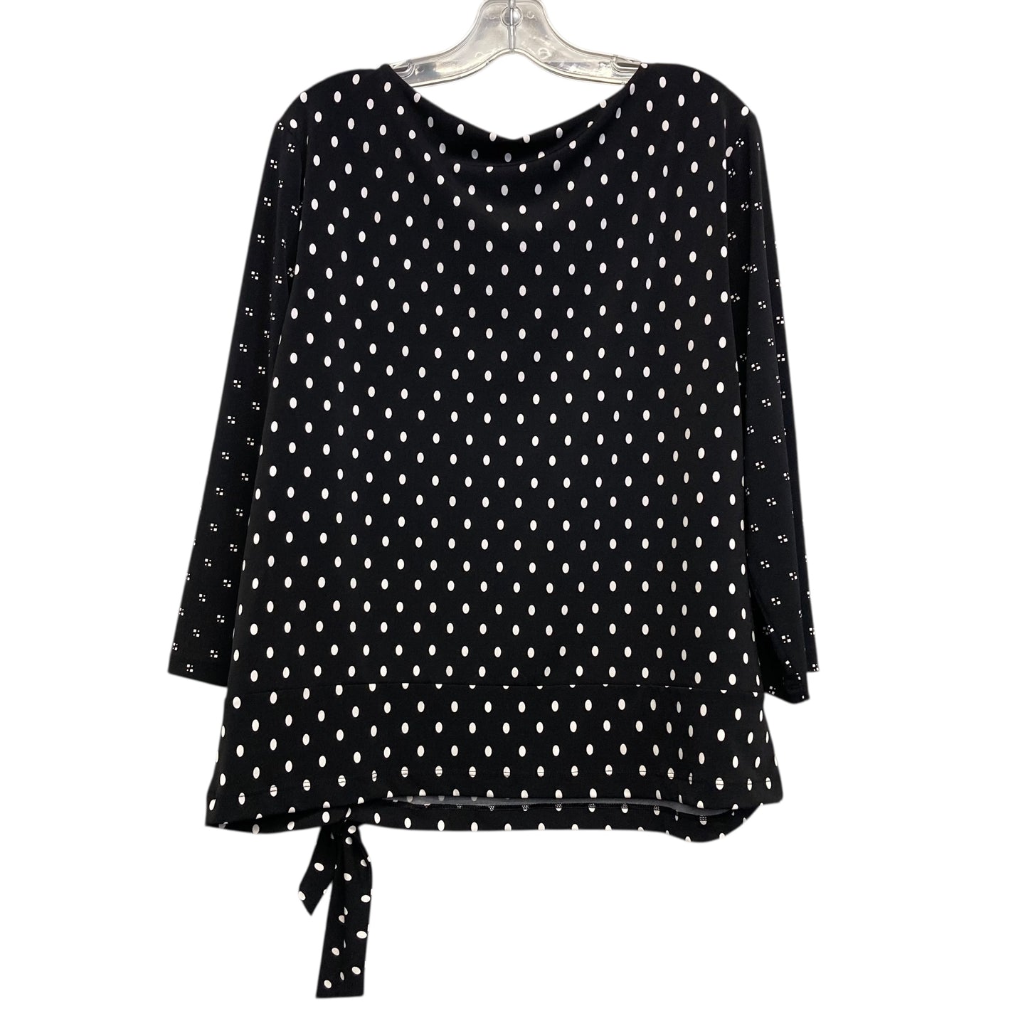 Top Ls By Chicos In Black & White, Size:Xl