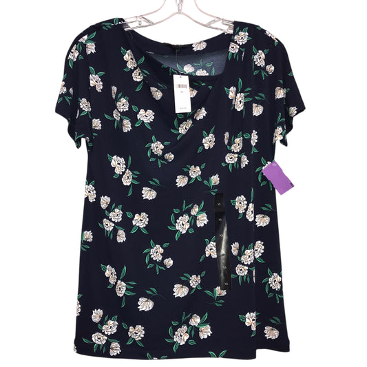 Top Ss By Banana Republic In Navy, Size:Xs
