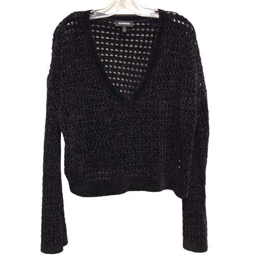 Sweater By Express In Black, Size:S