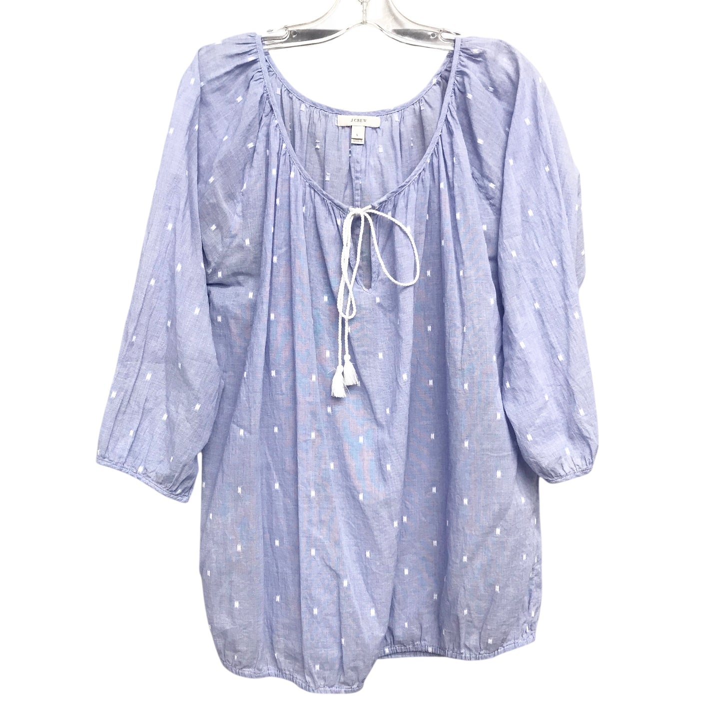 Top Ls By J. Crew In Blue, Size:L