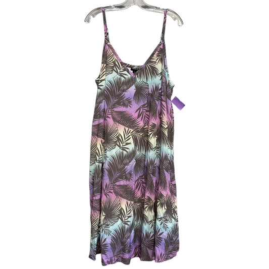 Dress Casual Midi By Torrid In Purple & Tan, Size:1X