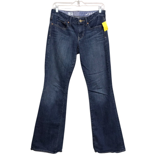 Jeans Boot Cut By Gap In Blue Denim, Size:6
