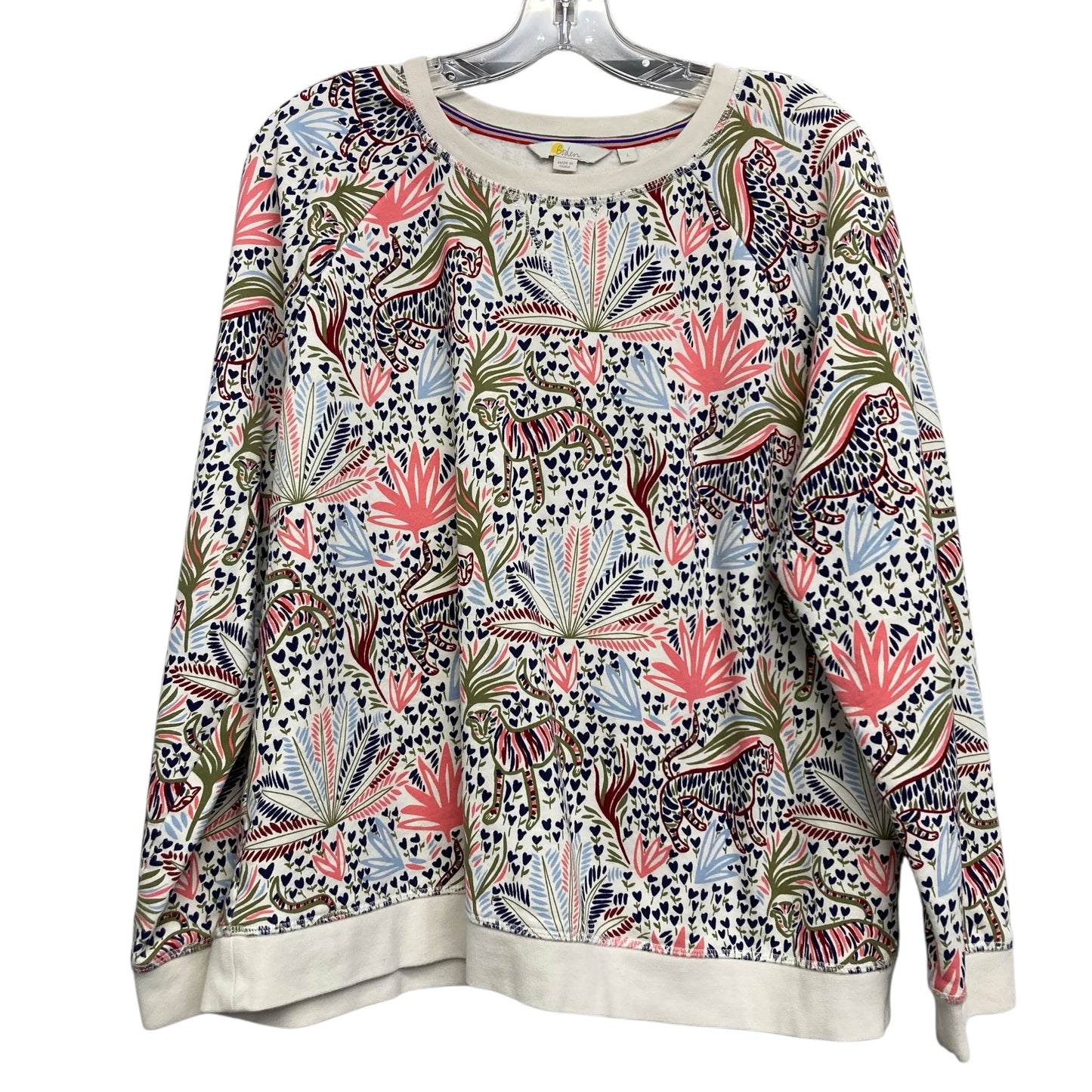 Top Ls By Boden In Floral Print, Size:L