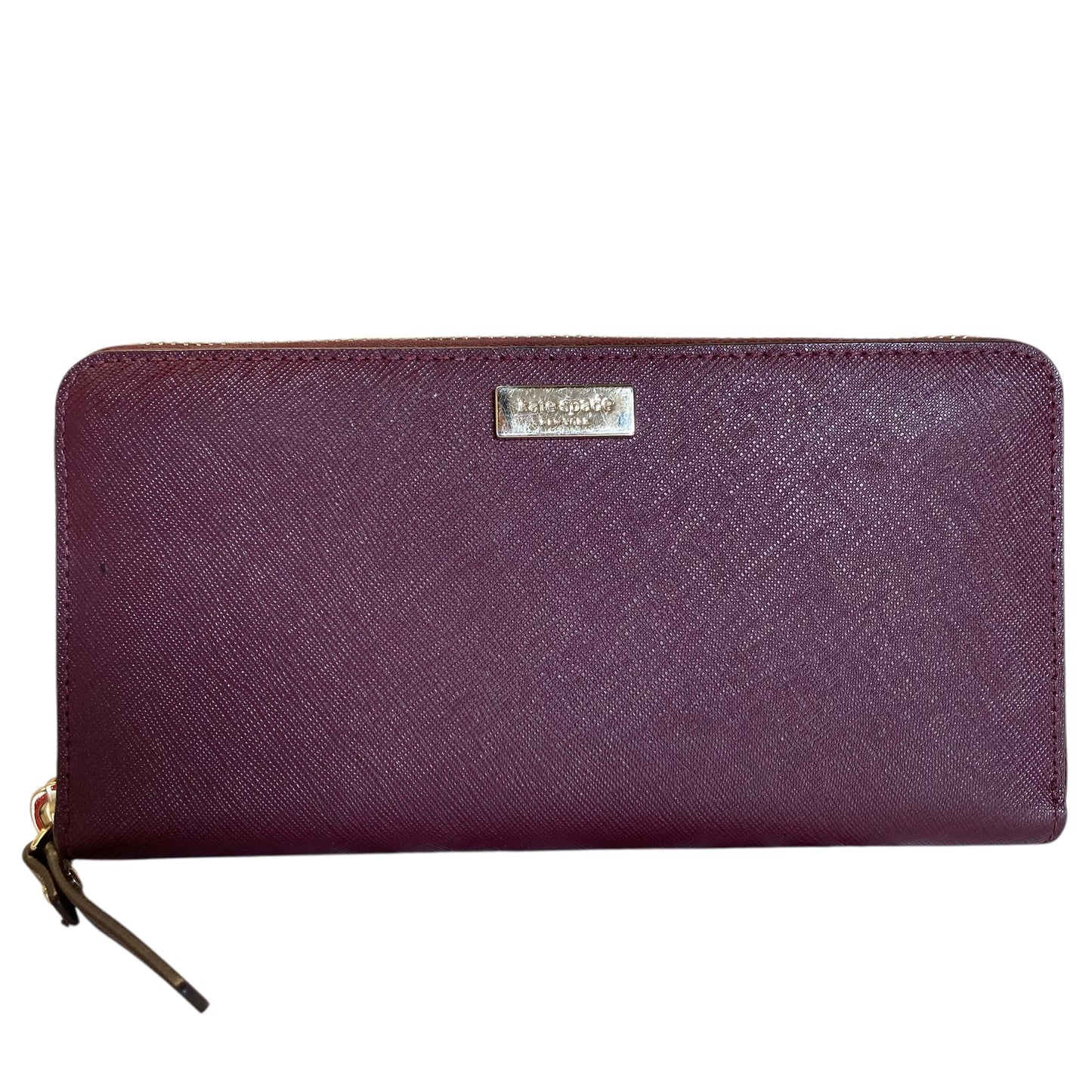 Wallet Designer By Kate Spade In Maroon, Size:Medium