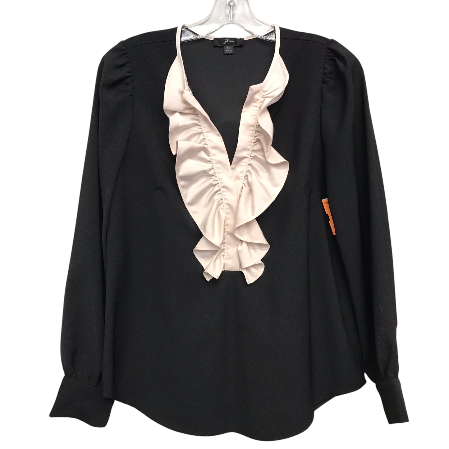 Top Ls By J. Crew In Black & Cream, Size:Xs