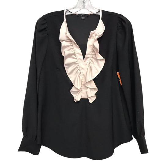 Top Ls By J. Crew In Black & Cream, Size:Xs