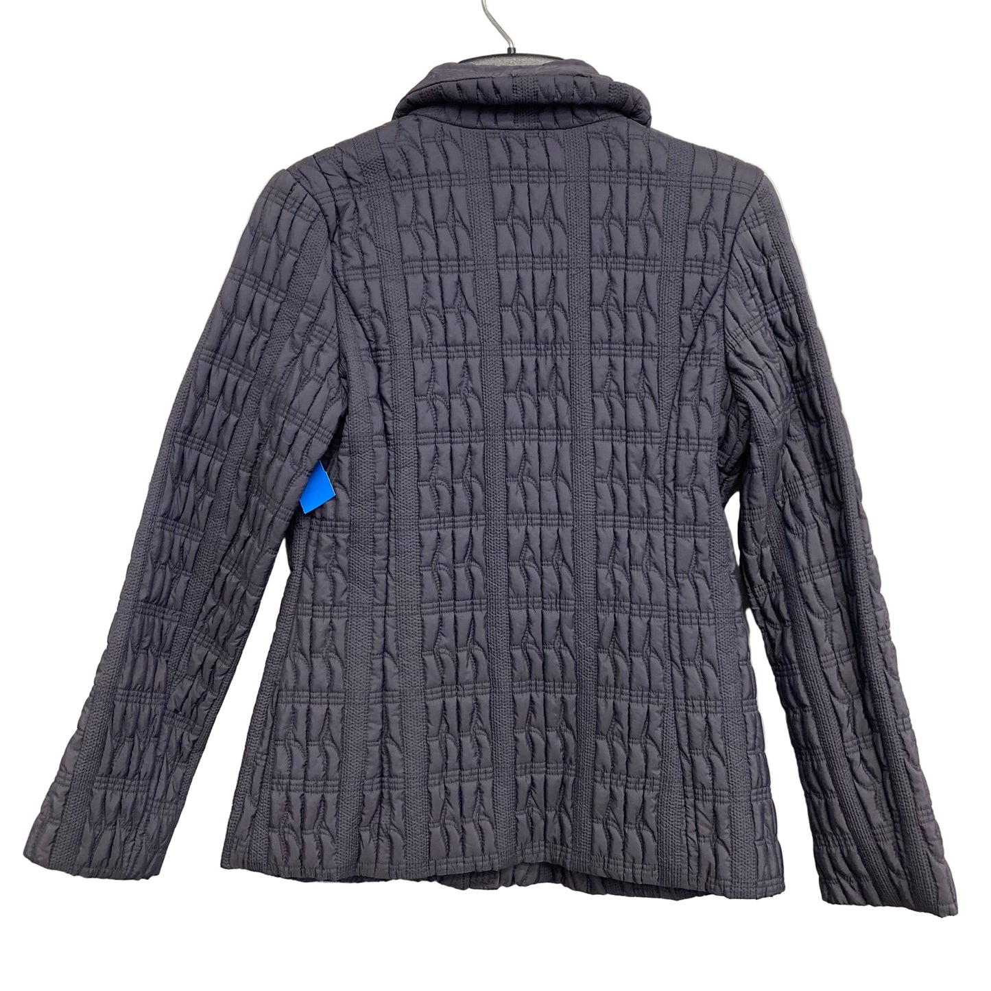 Jacket Puffer & Quilted By Anne Klein In Grey, Size:M