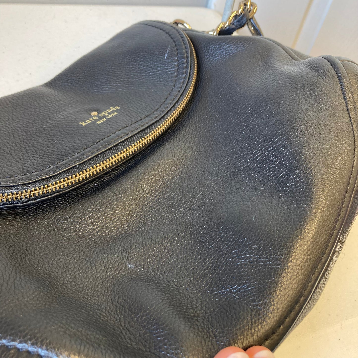 Handbag Designer By Kate Spade In Black, Size:Medium