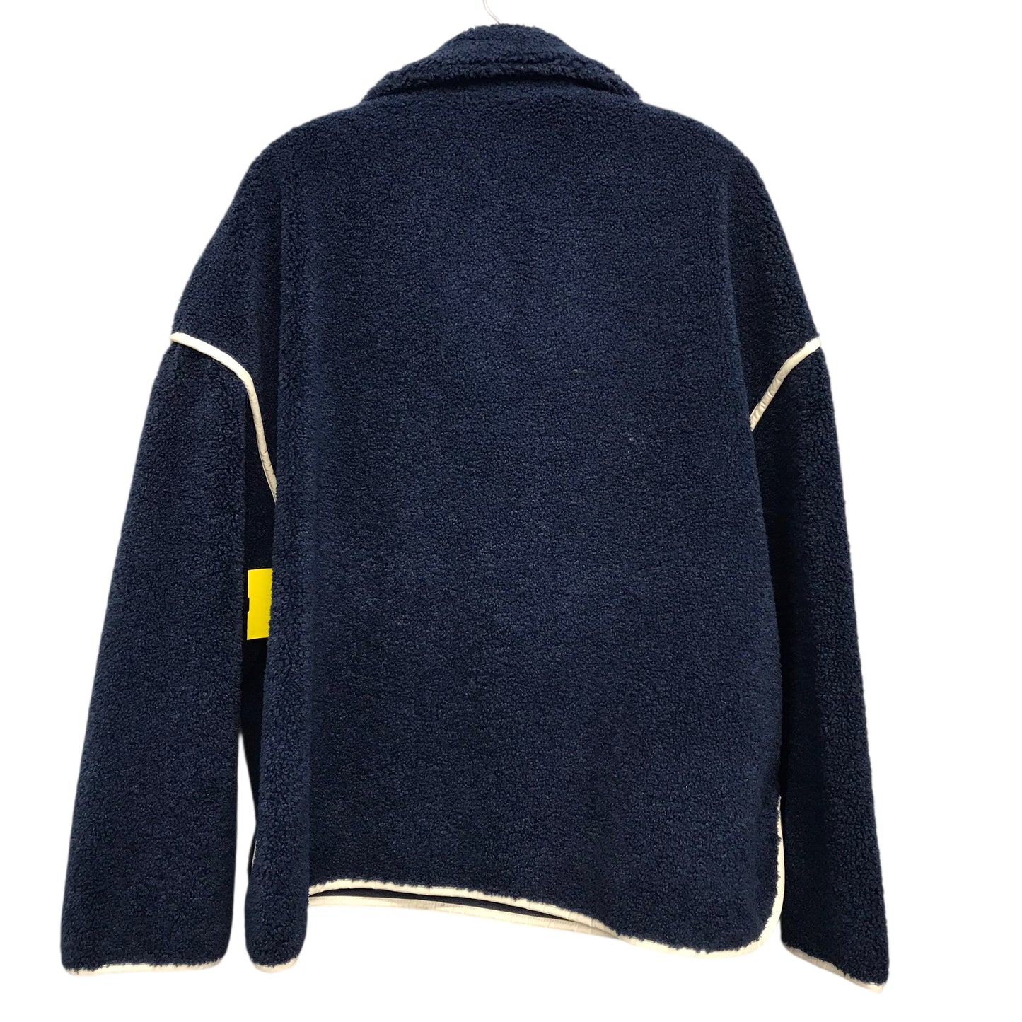 Jacket Faux Fur & Sherpa By Tuckernuck In Navy, Size:L