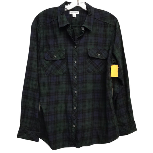 Top Ls By Croft And Barrow In Plaid Pattern, Size:L