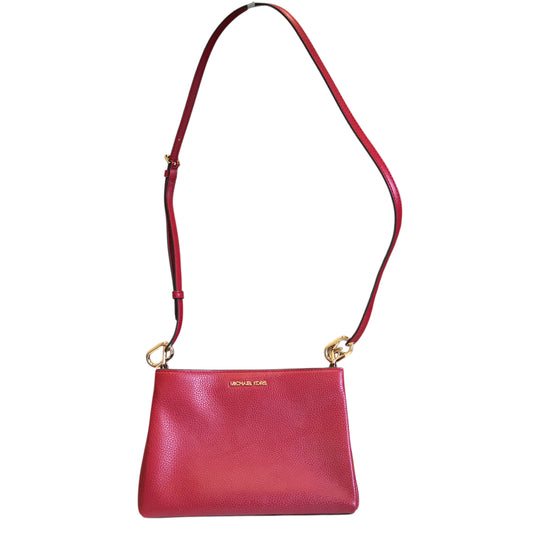 Crossbody Designer By Michael Kors In Red, Size:Small