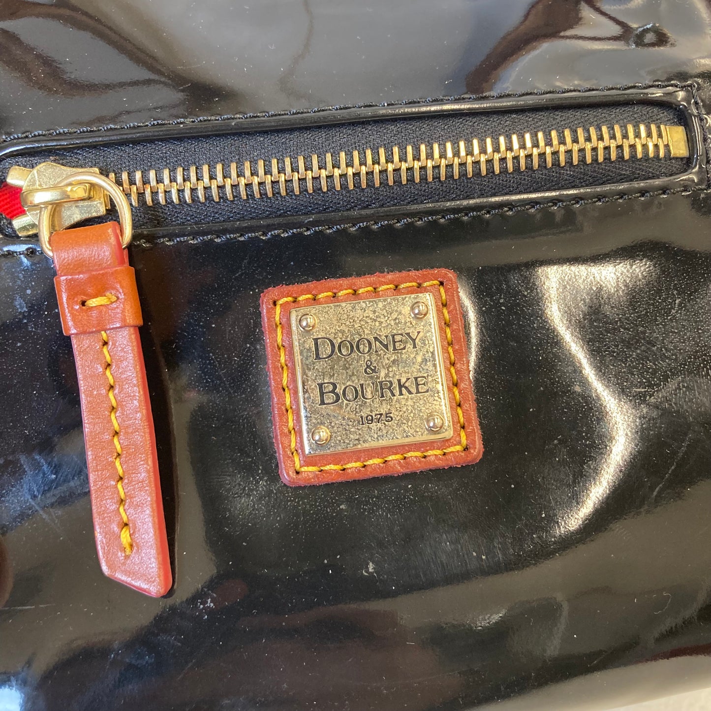Handbag Designer By Dooney And Bourke In Black & Brown, Size:Small