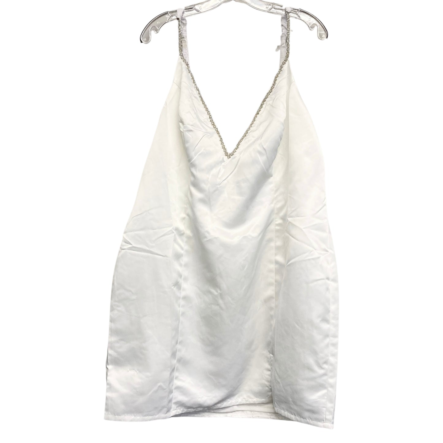Dress Party Short By Fashion Nova In White, Size:3X