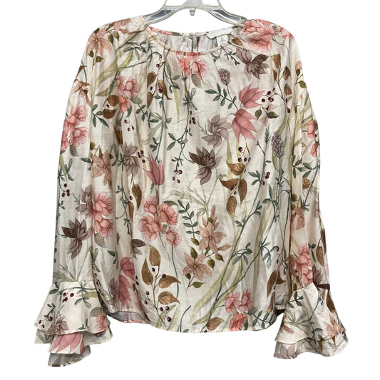 Top Ls By H&M In Floral Print, Size:L