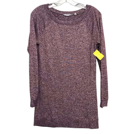 Athletic Top Ls Crewneck By Athleta In Maroon, Size:Xs