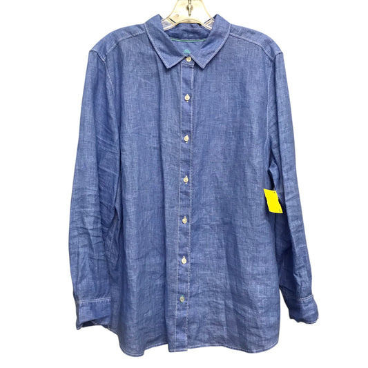 Top Ls By Tommy Bahama In Blue, Size:Xl