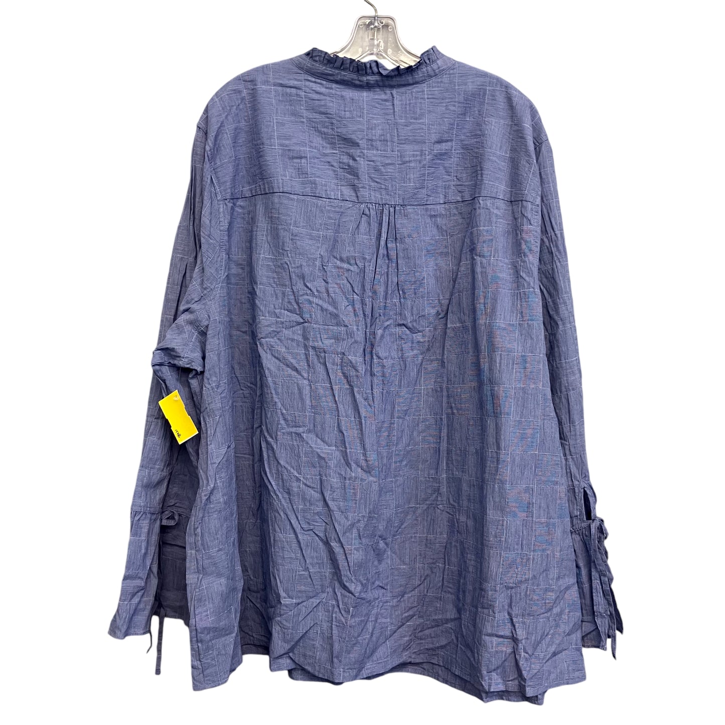 Top Ls By Ava & Viv In Blue, Size:4X