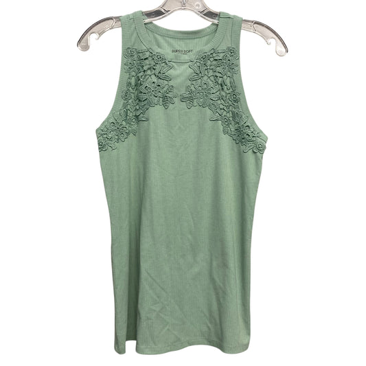 Top Sleeveless By Torrid In Green, Size:M