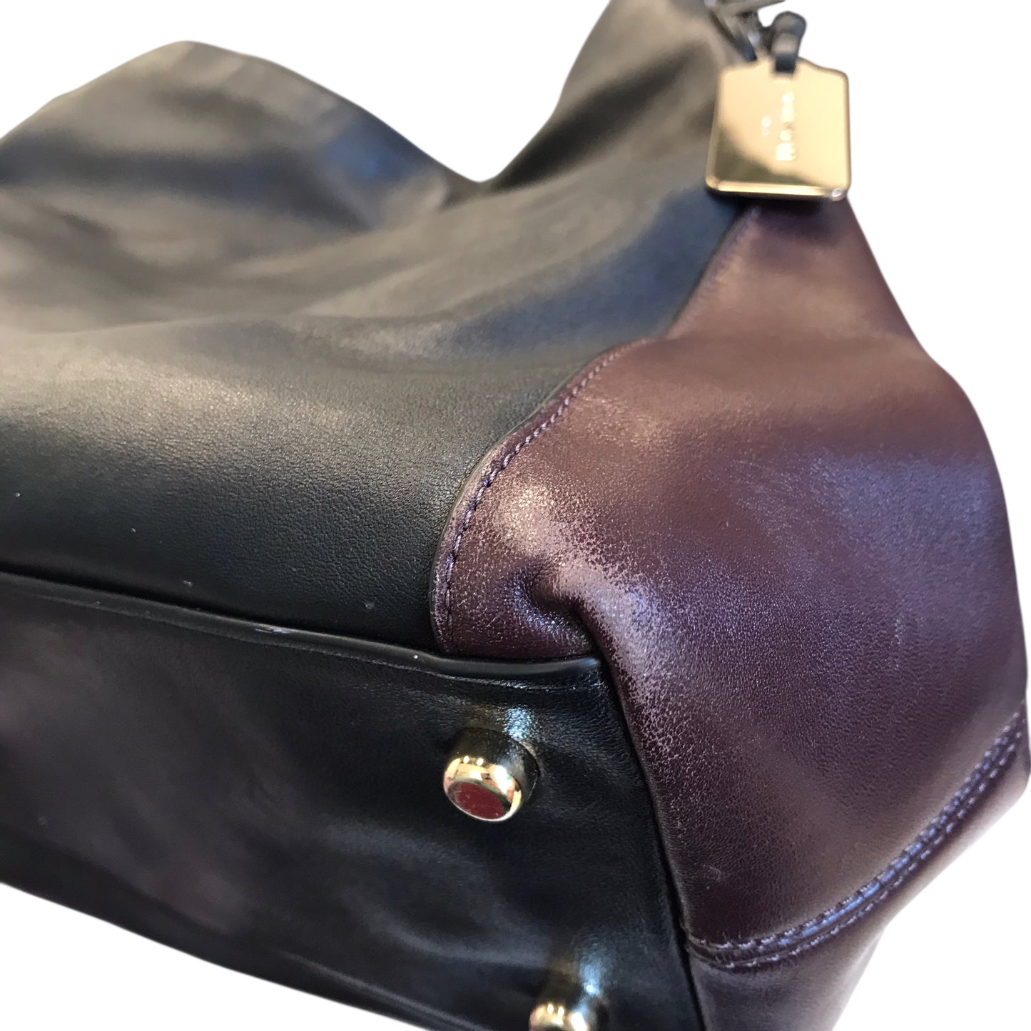 Handbag Designer By Coach In Black, Size:Medium