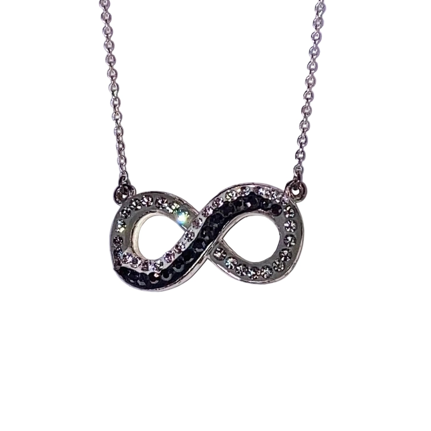 Necklace Chain In Black & Silver