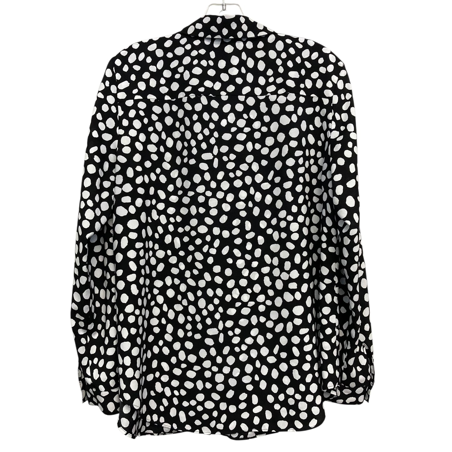 Top Ls By Ann Taylor In Black & White, Size:L