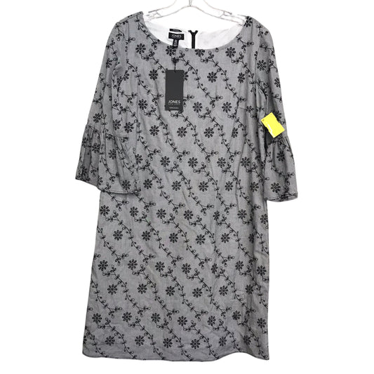 Dress Work By Jones New York In Black & Grey, Size:M