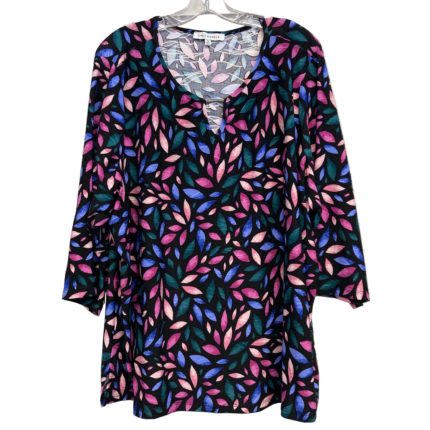 Top Ls By Emily Daniels In Multi, Size:3X