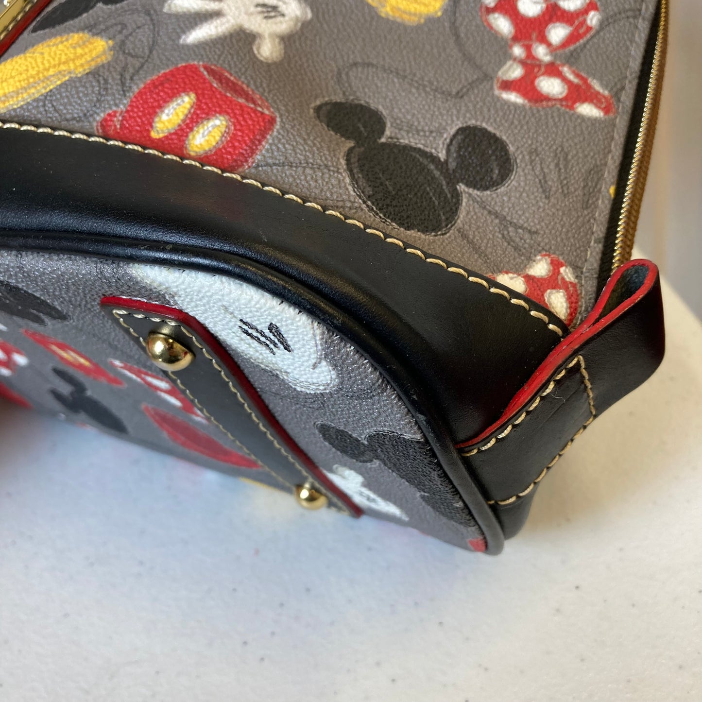 Handbag Designer By Dooney And Bourke In Grey, Size:Large