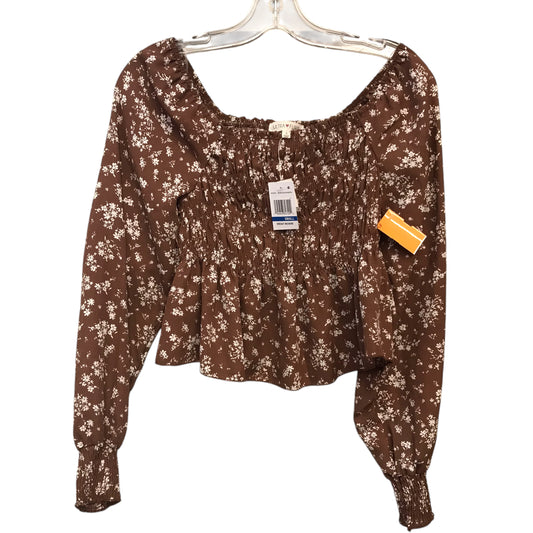 Top Ls By Ultra Flirt In Floral Print, Size:S