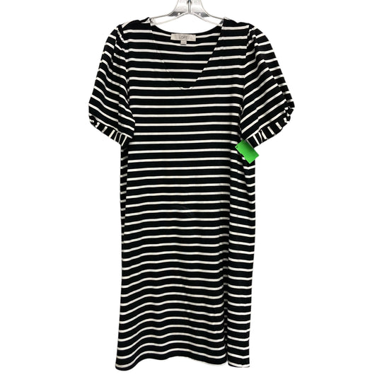 Dress Casual Short By Loft In Striped Pattern, Size:S