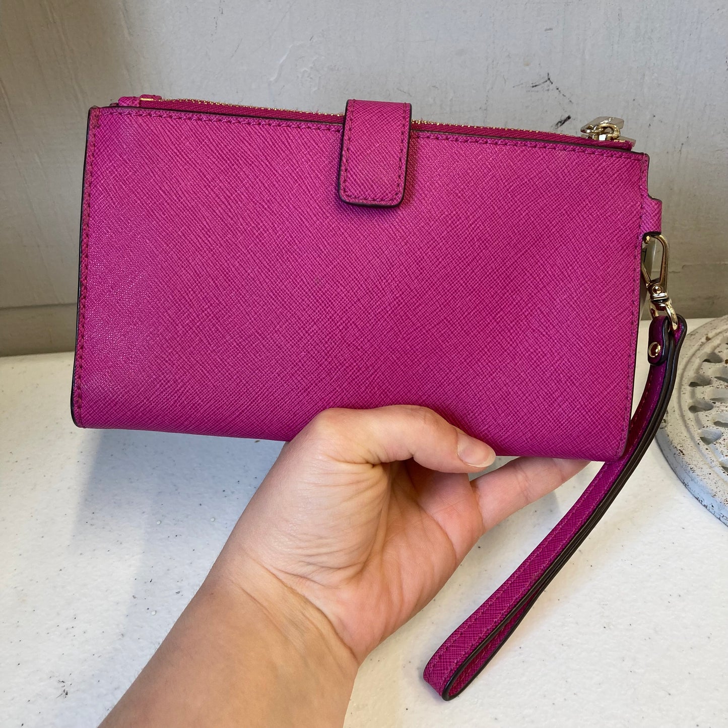 Wristlet Designer By Michael Kors In Pink, Size:Small
