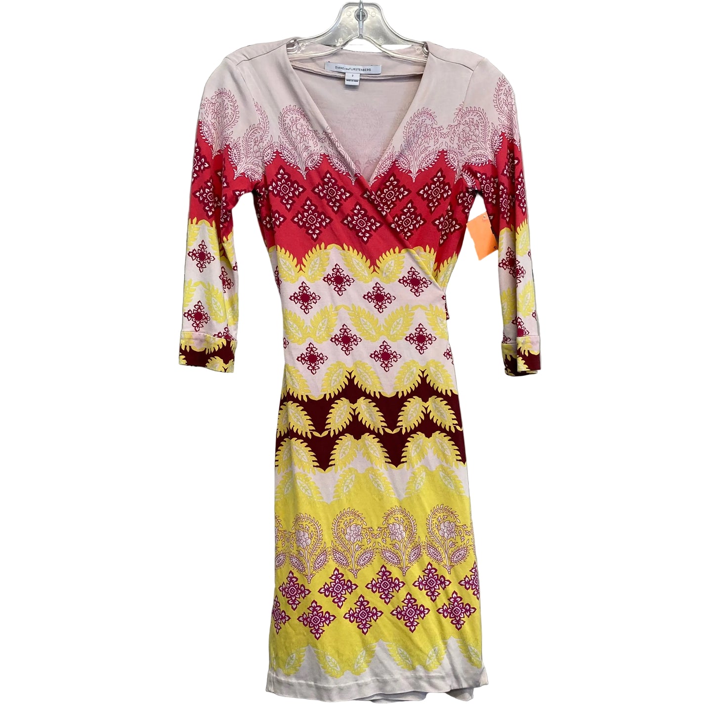 Dress Designer By Diane Von Furstenberg In Multi, Size:Xs