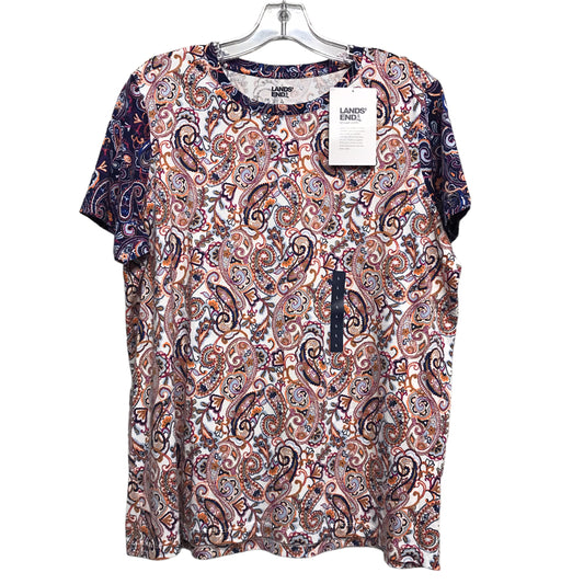 Top SS Basic By Lands End In Multi, Size:L