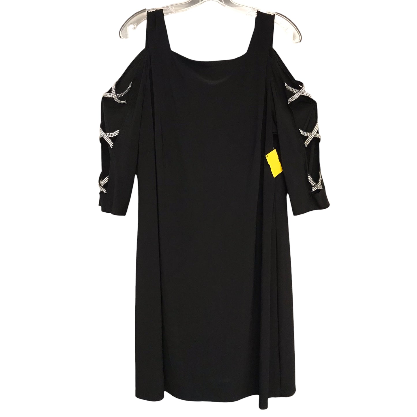 Dress Party Midi By Msk In Black, Size:Xl
