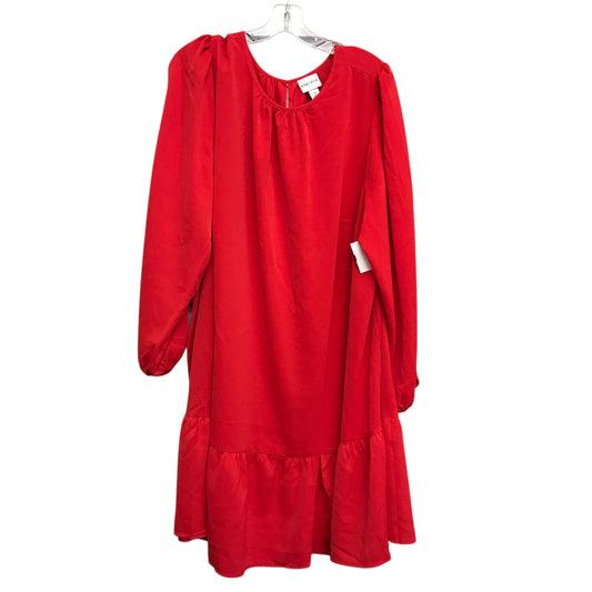 Dress Party Short By Ava & Viv In Red, Size:1X