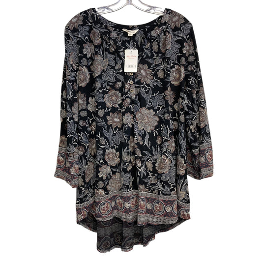 Top Ls By Lucky Brand In Floral Print, Size:1X