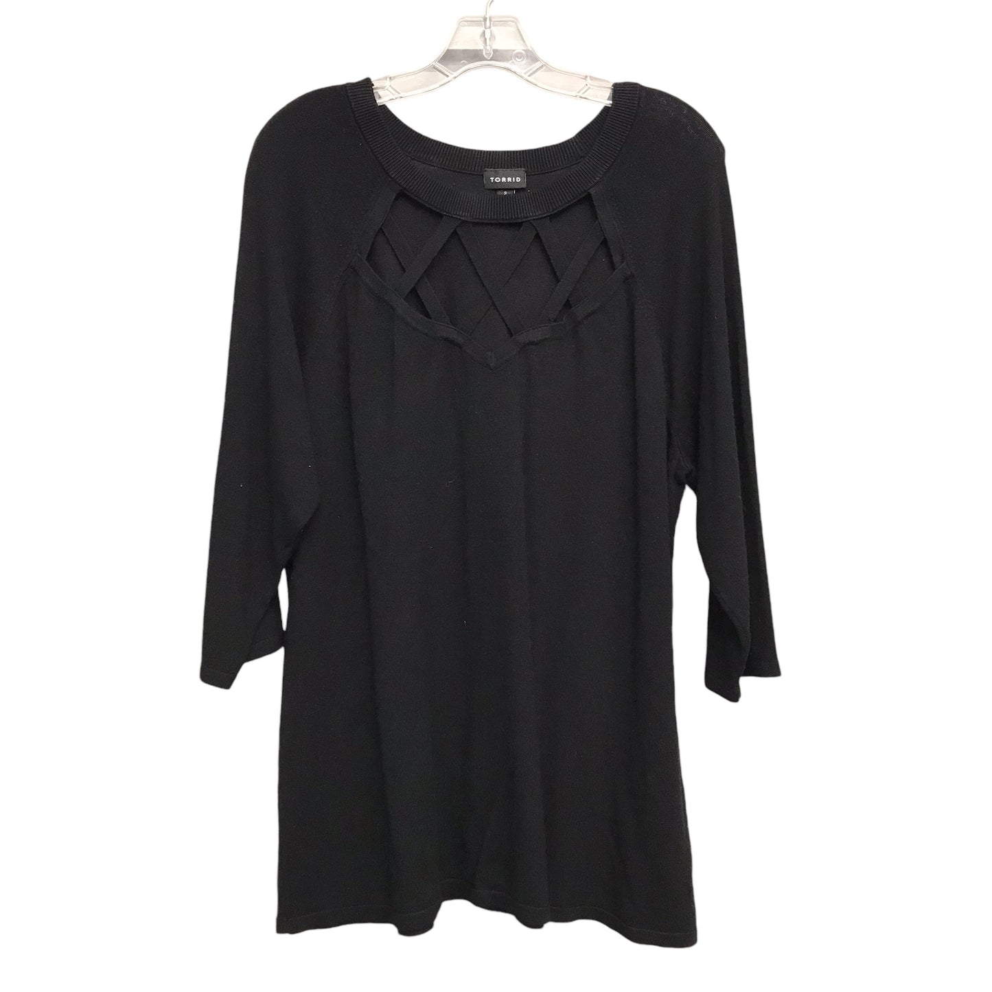 Sweater By Torrid In Black, Size:3X