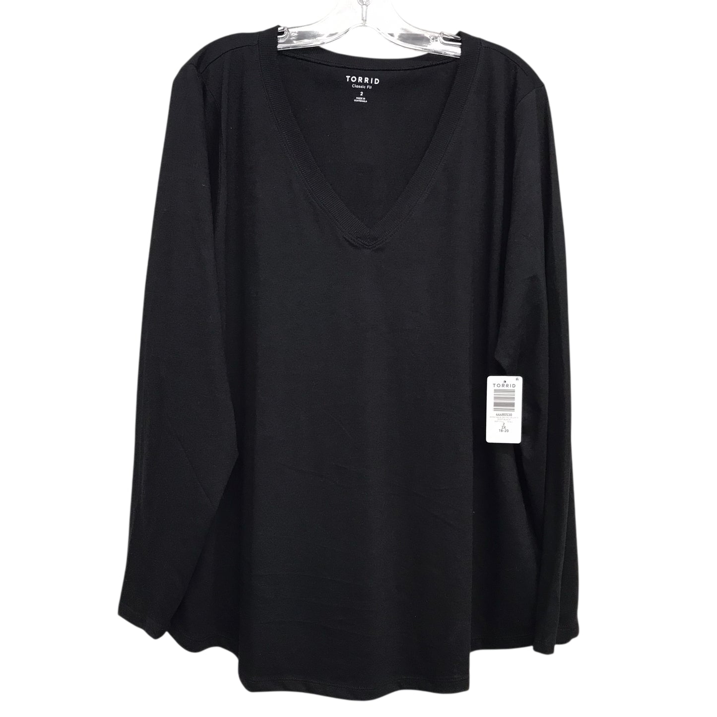 Top Ls Basic By Torrid In Black, Size:2X