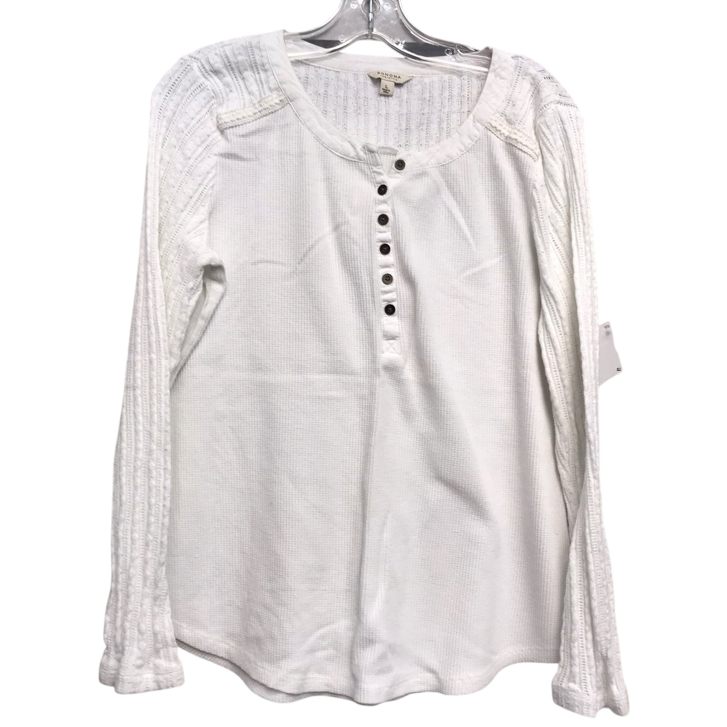 Top Ls Basic By Sonoma In White, Size:L