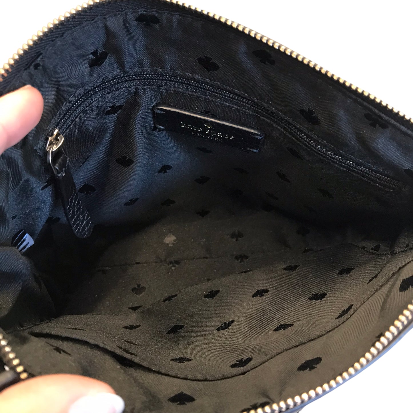 Crossbody Designer By Kate Spade In Black, Size:Small